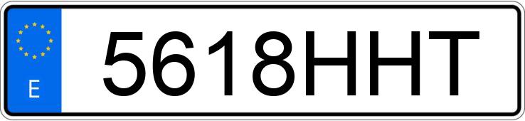 Numer rejestracyjny 5618HHT posiada JAGUAR XF