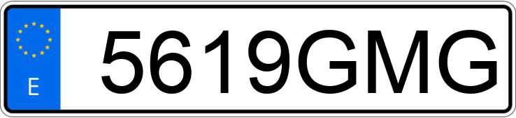 Numer rejestracyjny 5619GMG posiada SUZUKI BURGMAN 125