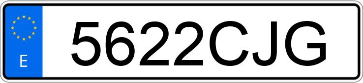 Numer rejestracyjny 5622CJG posiada SUZUKI GSXR 600