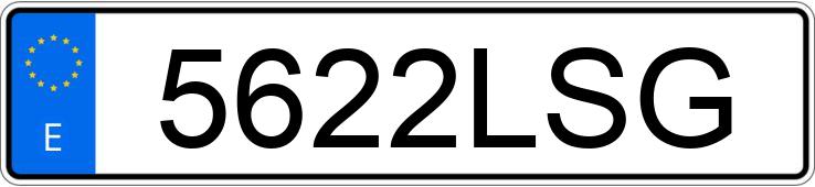 Numer rejestracyjny 5622LSG posiada PEUGEOT 308