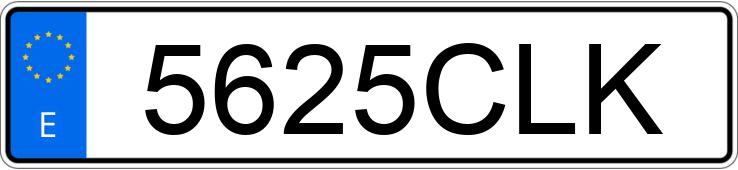 Numer rejestracyjny 5625CLK posiada VOLKSWAGEN PASSAT