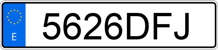 Numer rejestracyjny 5626DFJ posiada MERCEDES M (163-164)