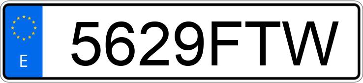 Numer rejestracyjny 5629FTW posiada TOYOTA AURIS Numer rejestracyjny 5629FTW posiada TOYOTA AURIS