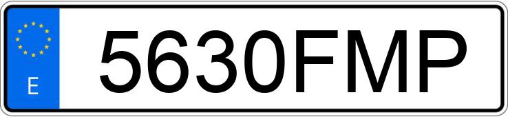 Numer rejestracyjny 5630FMP posiada OPEL ASTRA GTC
