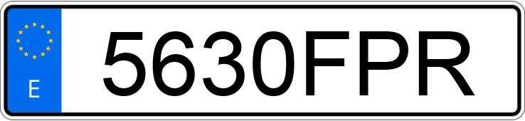 Numer rejestracyjny 5630FPR posiada PEUGEOT 207 Numer rejestracyjny 5630FPR posiada PEUGEOT 207