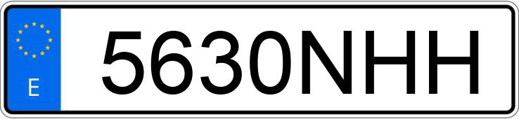 Numer rejestracyjny 5630NHH posiada NISSAN NV 400