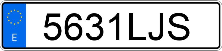Numer rejestracyjny 5631LJS posiada SEAT IBIZA