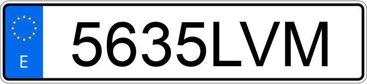O número de registro 5635LVM tem TOYOTA COROLLA O número de registro 5635LVM tem TOYOTA COROLLA