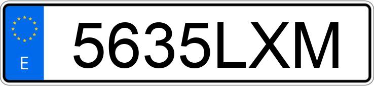 Numer rejestracyjny 5635LXM posiada FORD MUSTANG MACH-E