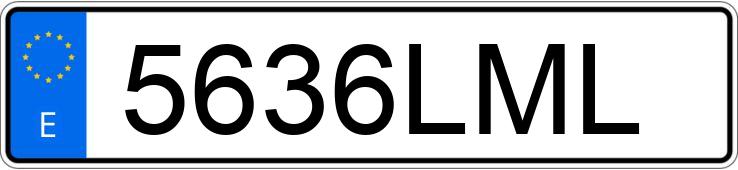 Numer rejestracyjny 5636LML posiada AUDI RS3 SPORTBACK