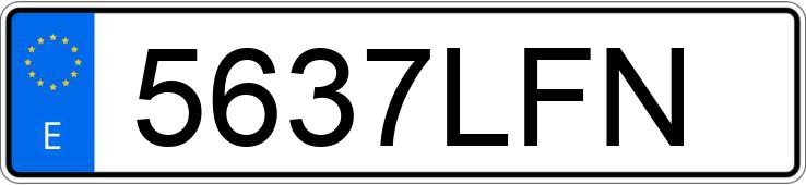 Numer rejestracyjny 5637LFN posiada FORD TRANSIT Numer rejestracyjny 5637LFN posiada FORD TRANSIT