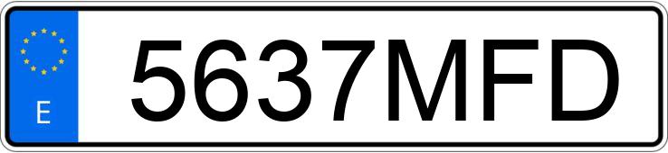 Numer rejestracyjny 5637MFD posiada PEUGEOT 2008