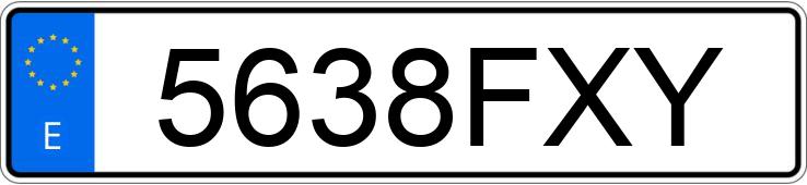 Numer rejestracyjny 5638FXY posiada RENAULT TRAFIC Numer rejestracyjny 5638FXY posiada RENAULT TRAFIC