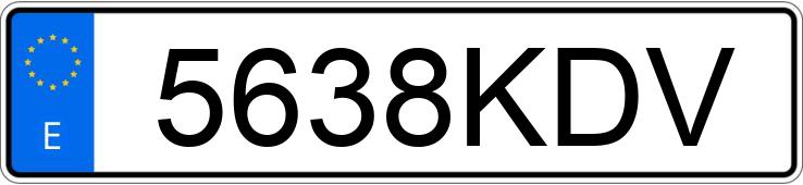 Numer rejestracyjny 5638KDV posiada CITROEN C3