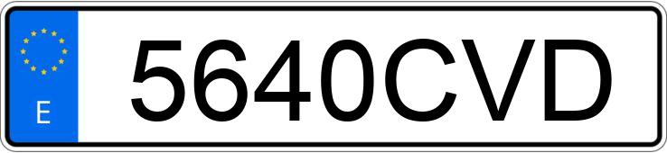 Numer rejestracyjny 5640CVD posiada SEAT LEON