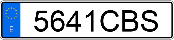 Numer rejestracyjny 5641CBS posiada VOLKSWAGEN BORA