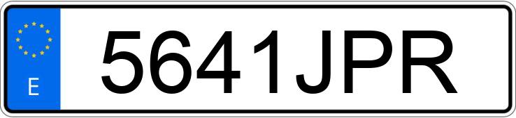 Numer rejestracyjny 5641JPR posiada RENAULT CLIO
