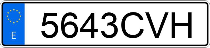 Numer rejestracyjny 5643CVH posiada VOLKSWAGEN PASSAT Numer rejestracyjny 5643CVH posiada VOLKSWAGEN PASSAT