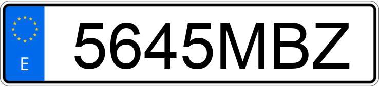 Numer rejestracyjny 5645MBZ posiada AUDI A3 SPORTBACK 1.0 TFSI 116 S-TRONIC