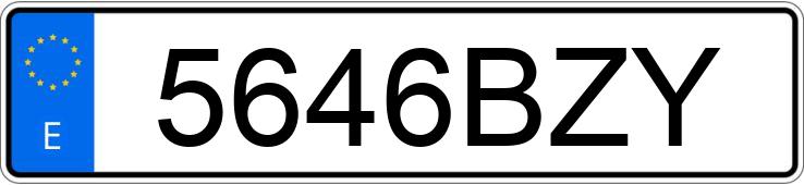 Numer rejestracyjny 5646BZY posiada LAND ROVER DEFENDER