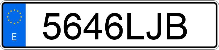 Registreringsnummeret 5646LJB har RENAULT CLIO Registreringsnummeret 5646LJB har RENAULT CLIO