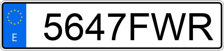 Numer rejestracyjny 5647FWR posiada MERCEDES VITO Numer rejestracyjny 5647FWR posiada MERCEDES VITO