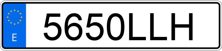 Numer rejestracyjny 5650LLH posiada AUDI A3