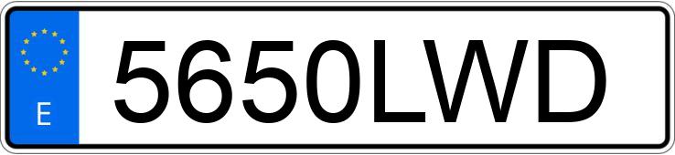 Pirat drogowy w pojeździe o numerach rejestracyjnych 5650LWD