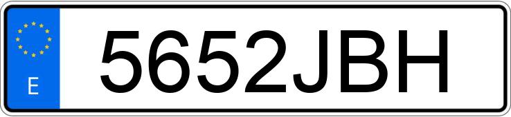 Numer rejestracyjny 5652JBH posiada MAZDA CX-5