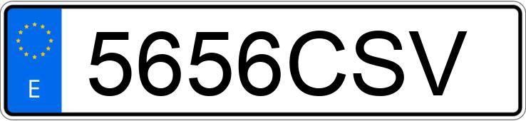 Numer rejestracyjny 5656CSV posiada AUDI A3 Numer rejestracyjny 5656CSV posiada AUDI A3