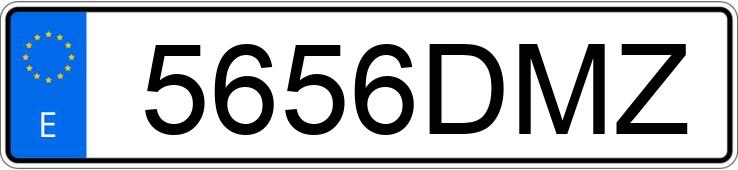 Numer rejestracyjny 5656DMZ posiada BMW SERIE 3