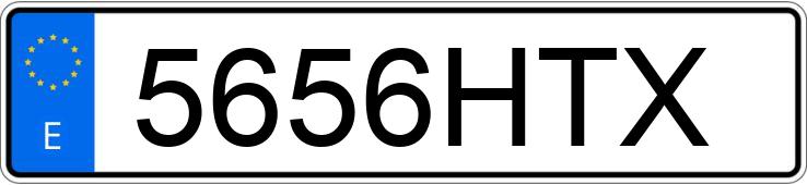 Numer rejestracyjny 5656HTX posiada SEAT TOLEDO