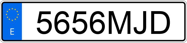 Numer rejestracyjny 5656MJD posiada NISSAN NV 200