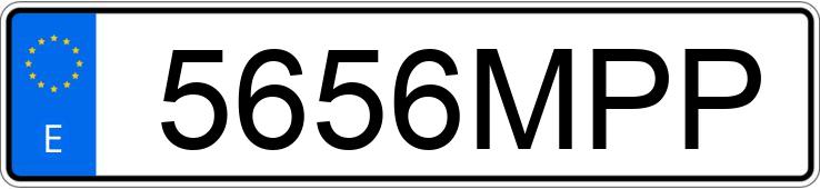 Numer rejestracyjny 5656MPP posiada SEAT LEON