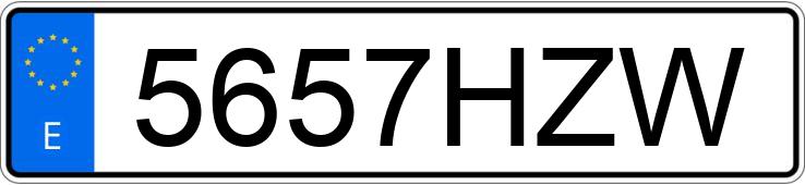 Numer rejestracyjny 5657HZW posiada DACIA DOKKER Numer rejestracyjny 5657HZW posiada DACIA DOKKER