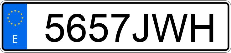 Numer rejestracyjny 5657JWH posiada AUDI A3 SPORTBACK Numer rejestracyjny 5657JWH posiada AUDI A3 SPORTBACK