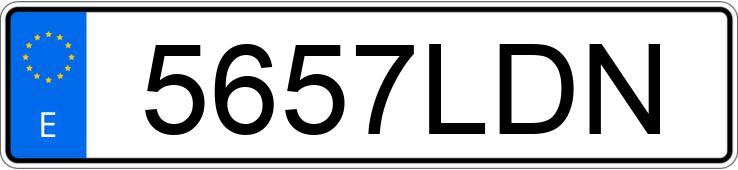 Numer rejestracyjny 5657LDN posiada NISSAN QASHQAI Numer rejestracyjny 5657LDN posiada NISSAN QASHQAI