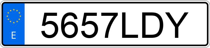 Numer rejestracyjny 5657LDY posiada SEAT LEON