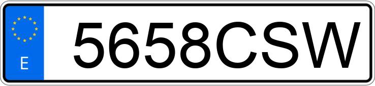 Numer rejestracyjny 5658CSW posiada TOYOTA COROLLA Numer rejestracyjny 5658CSW posiada TOYOTA COROLLA