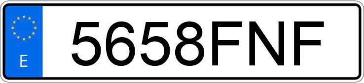 Numer rejestracyjny 5658FNF posiada AUDI A4