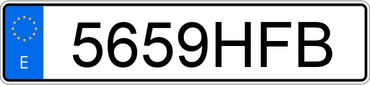 Numer rejestracyjny 5659HFB posiada MERCEDES S (220-221)