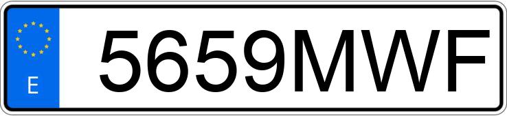 Numer rejestracyjny 5659MWF posiada BMW SERIE 5 Numer rejestracyjny 5659MWF posiada BMW SERIE 5
