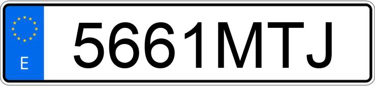 Numer rejestracyjny 5661MTJ posiada BMW SERIE 3