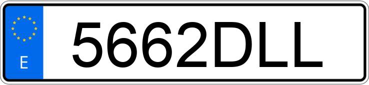 Numer rejestracyjny 5662DLL posiada OPEL VIVARO