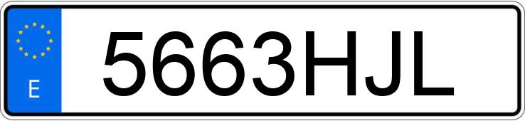 Numer rejestracyjny 5663HJL posiada HONDA CIVIC