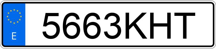 Numer rejestracyjny 5663KHT posiada FORD FOCUS