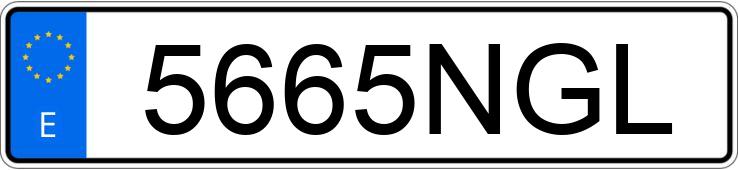 Numer rejestracyjny 5665NGL posiada RENAULT CLIO