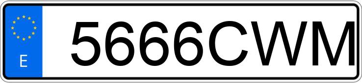 Numer rejestracyjny 5666CWM posiada SEAT LEON