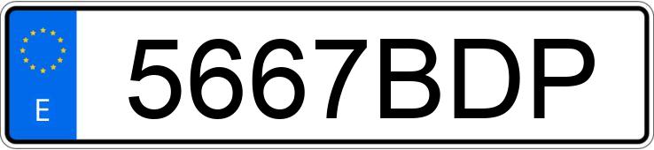 Numer rejestracyjny 5667BDP posiada MERCEDES CLK (208-209)