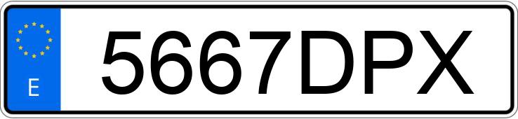 Numer rejestracyjny 5667DPX posiada PEUGEOT 407